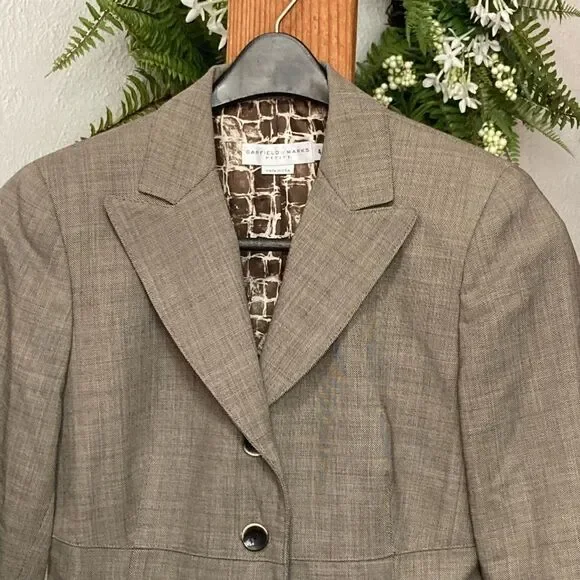Garfield & Marks Wool Blazer women’s 4 - Picture 3 of 8